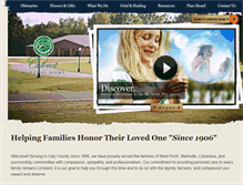 Tablet Screenshot of calvertfuneralhome.com